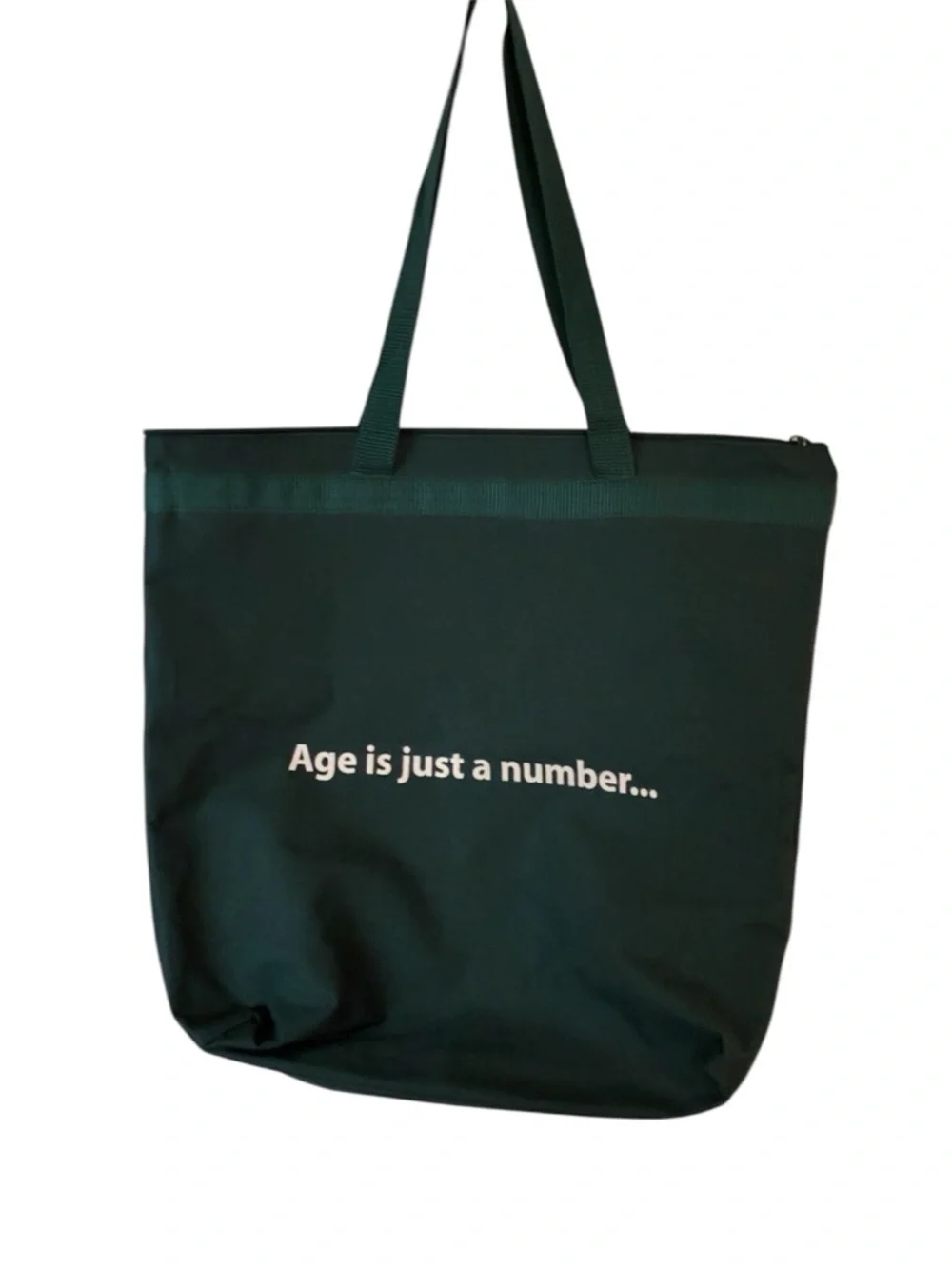 Dark Green Tote Bag with